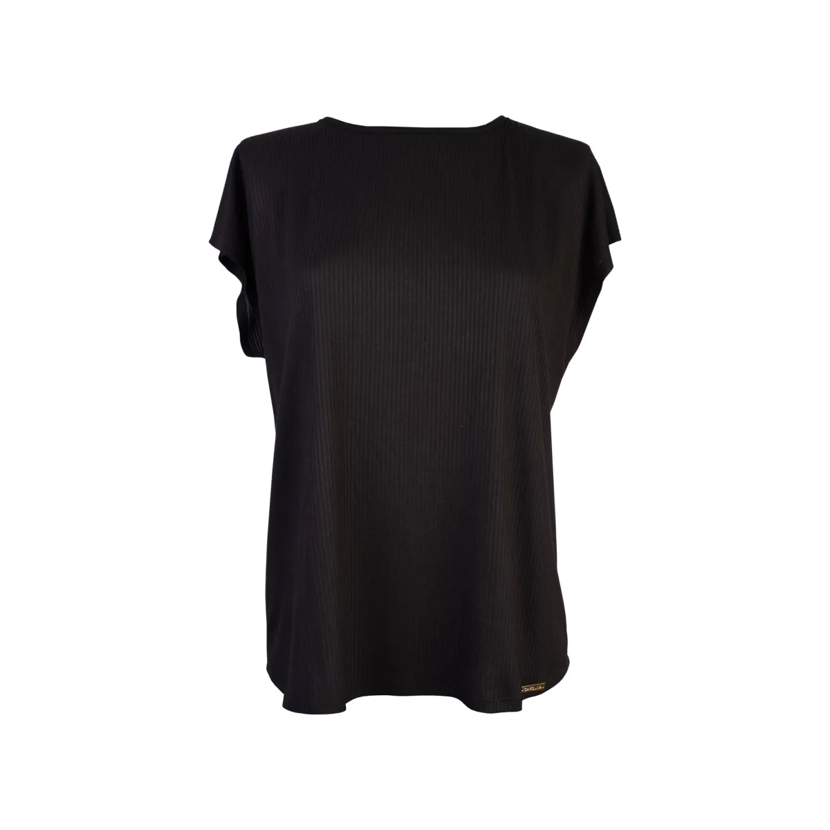 Polo Tipo Kimono Negro