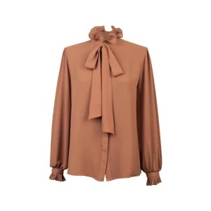 Blusa Gasa Arenisca Lacre