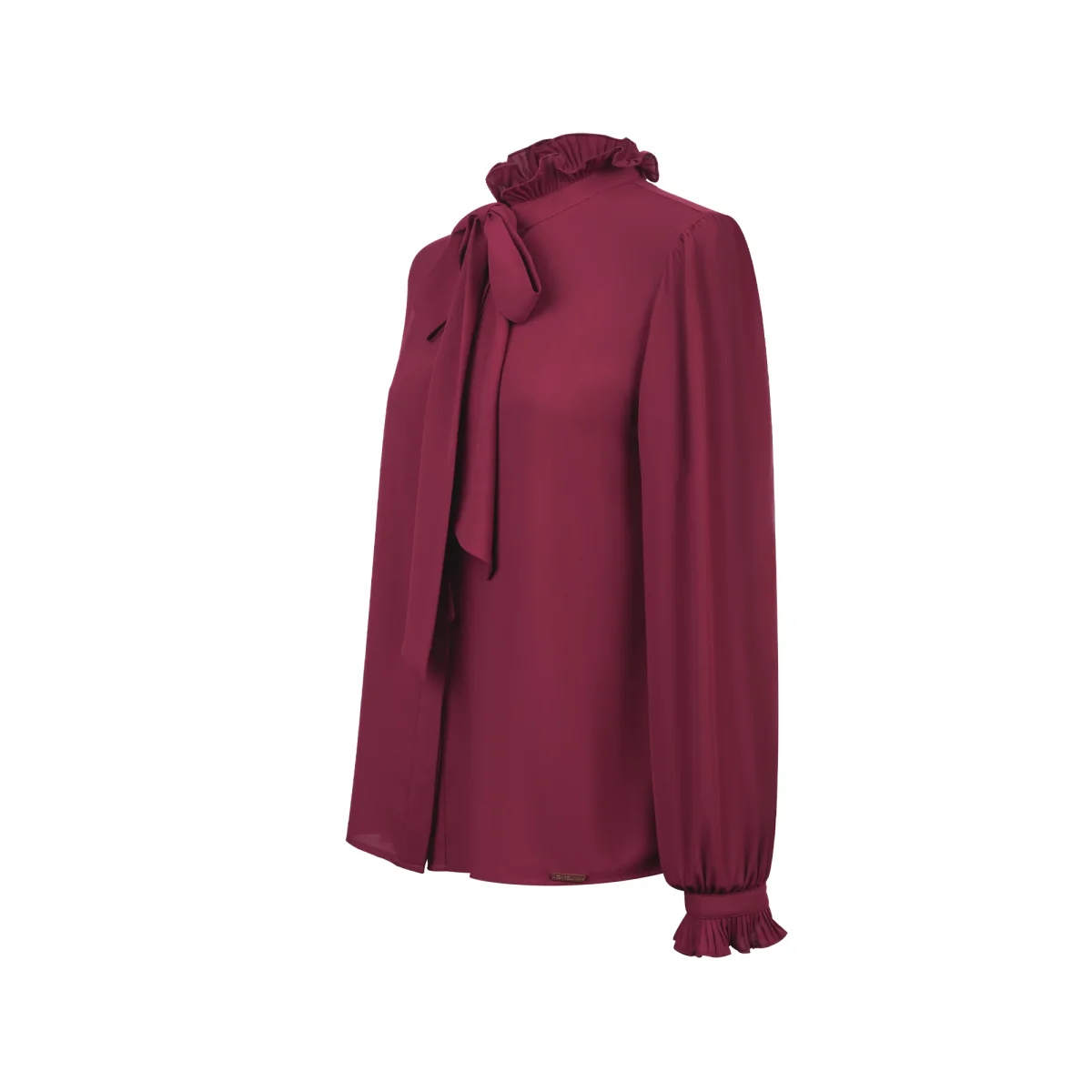 Blusa Gasa Arenisca Vino - Imagen 3