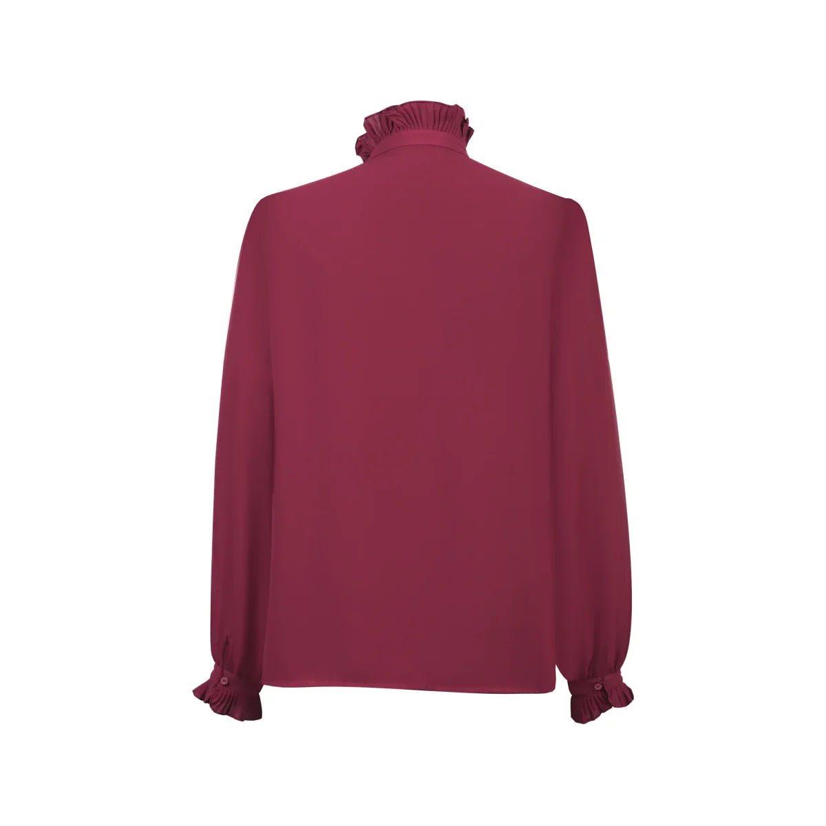 Blusa Gasa Arenisca Vino - Imagen 4